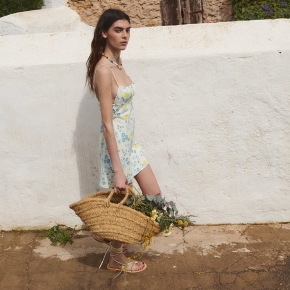 ZARA MINI LINEN‎ DRESS - Picture 6 of 10